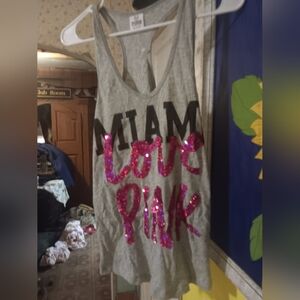 Vs Pink Tank...Holes On Back